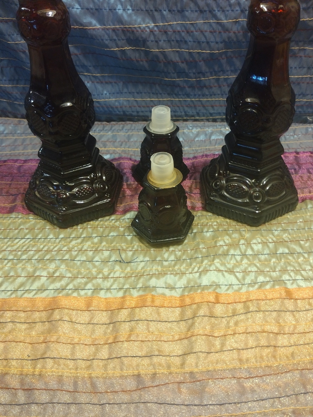 Vintage Gothic Avon Cape Cod Candlesticks - Picture 4 of 6